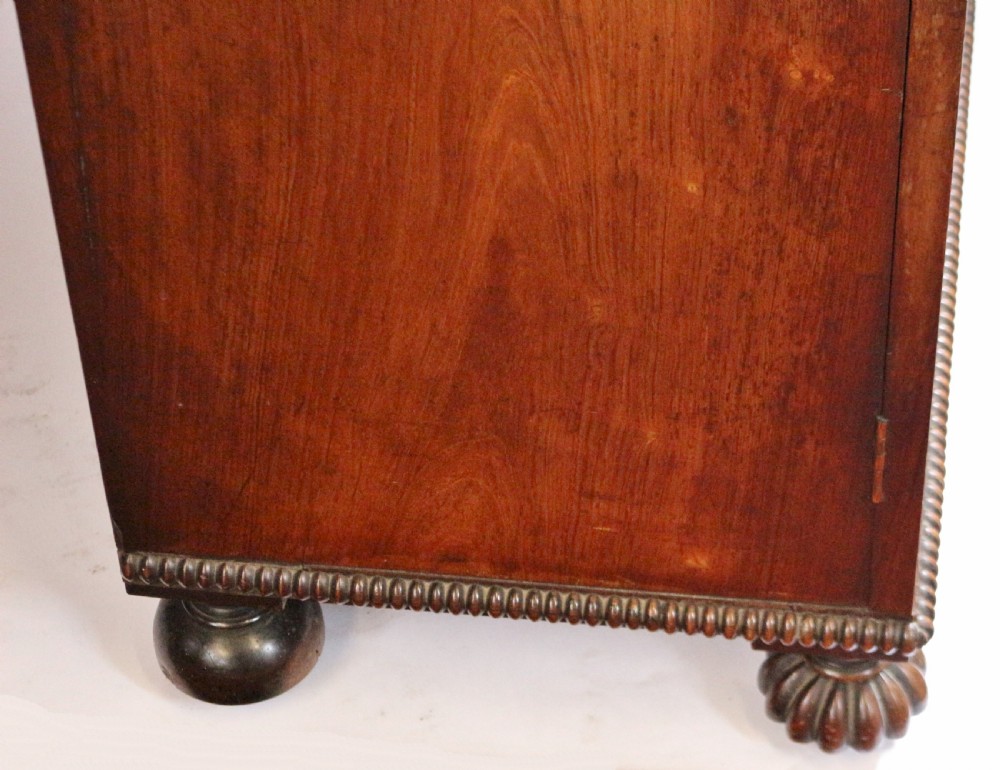 Fine and Rare Pair of Regency Rosewood Side Cabinets View XXII