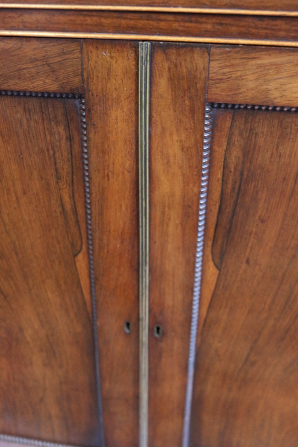Fine and Rare Pair of Regency Rosewood Side Cabinets View XXIII