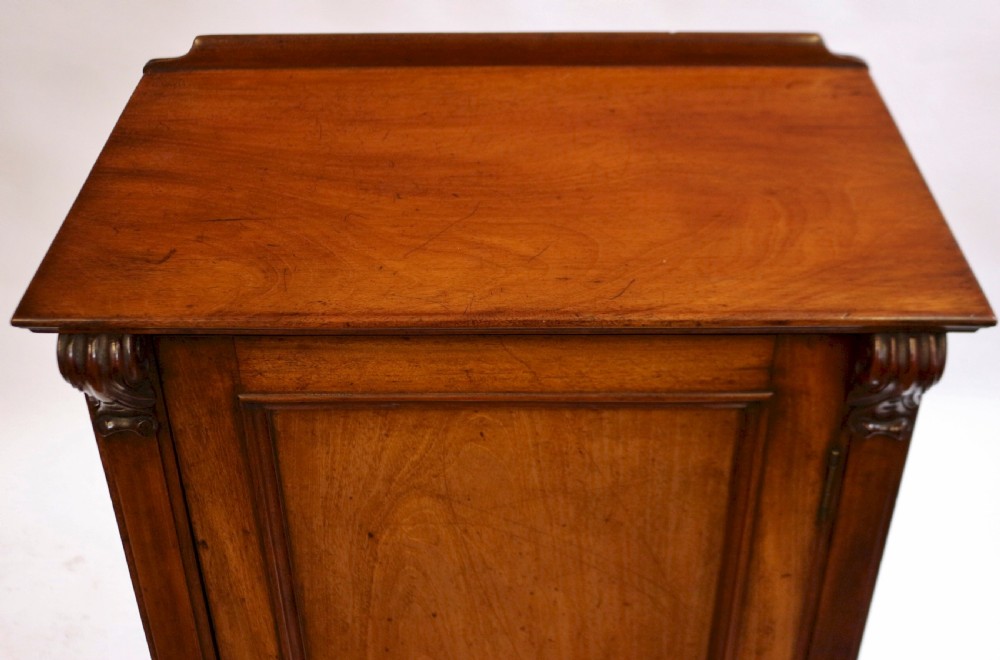 Victorian Mahogany Single Door Cupboard with Drawer to Base View VI