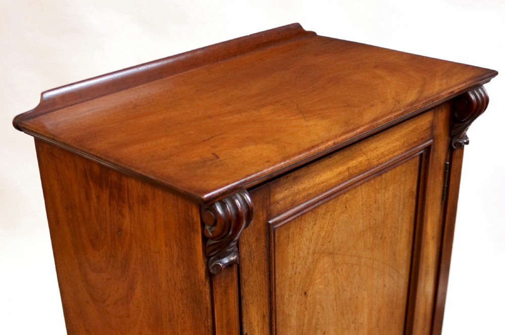 Victorian Mahogany Single Door Cupboard with Drawer to Base View VII
