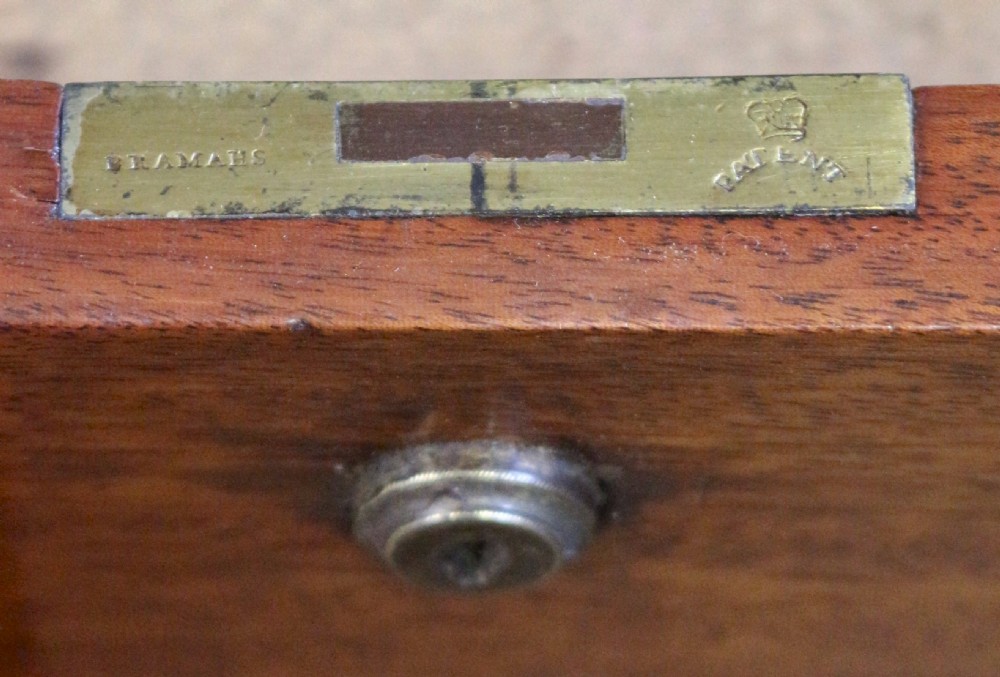 Early 19C Mahogany 3 Part 22 Drawer Partners Kneehole Desk View XI