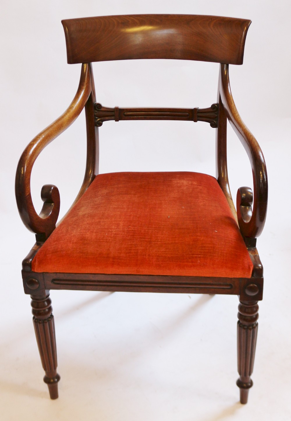 George 1V Mahogany Set of 6 & 2 Dining Chairs View V