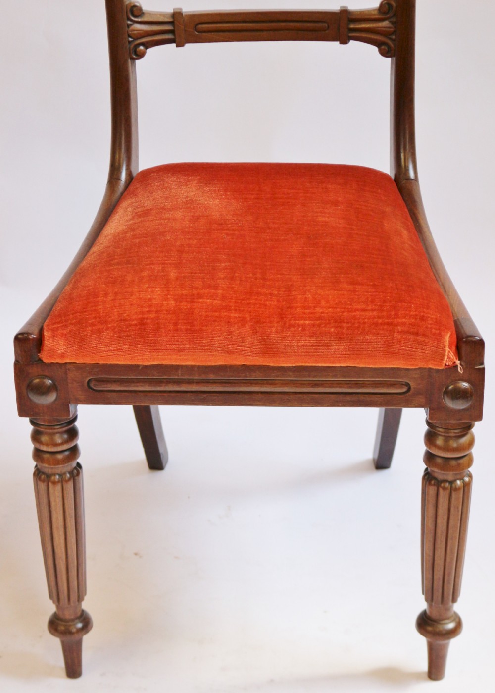 George 1V Mahogany Set of 6 & 2 Dining Chairs View VIII