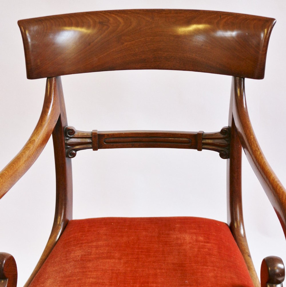 George 1V Mahogany Set of 6 & 2 Dining Chairs View IX