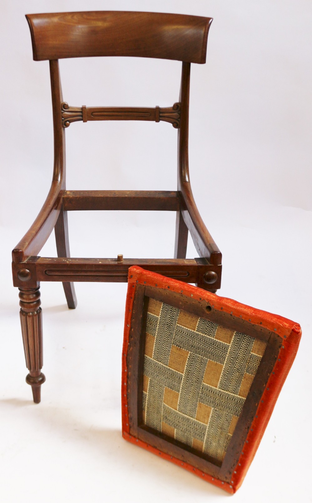 George 1V Mahogany Set of 6 & 2 Dining Chairs View XI