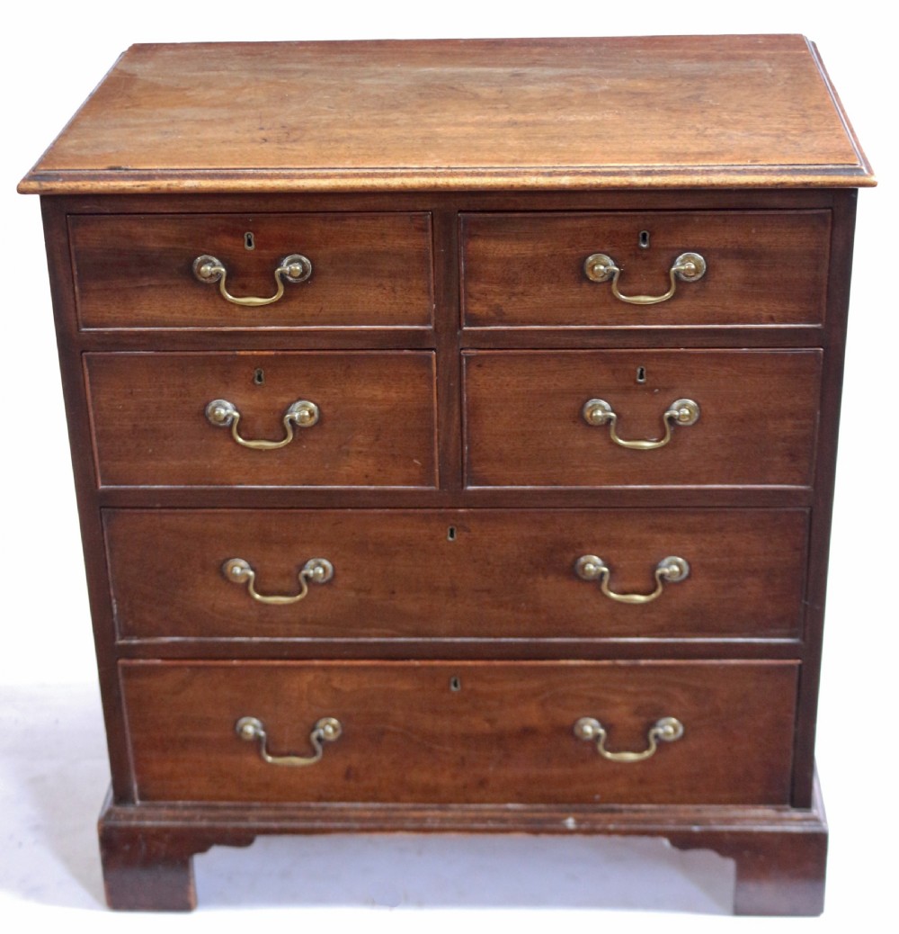George 111 Mahogany Small 6 Drawer Chest