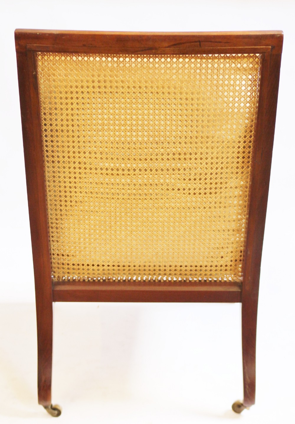 19C Mahogany Bergere Armchair View VI