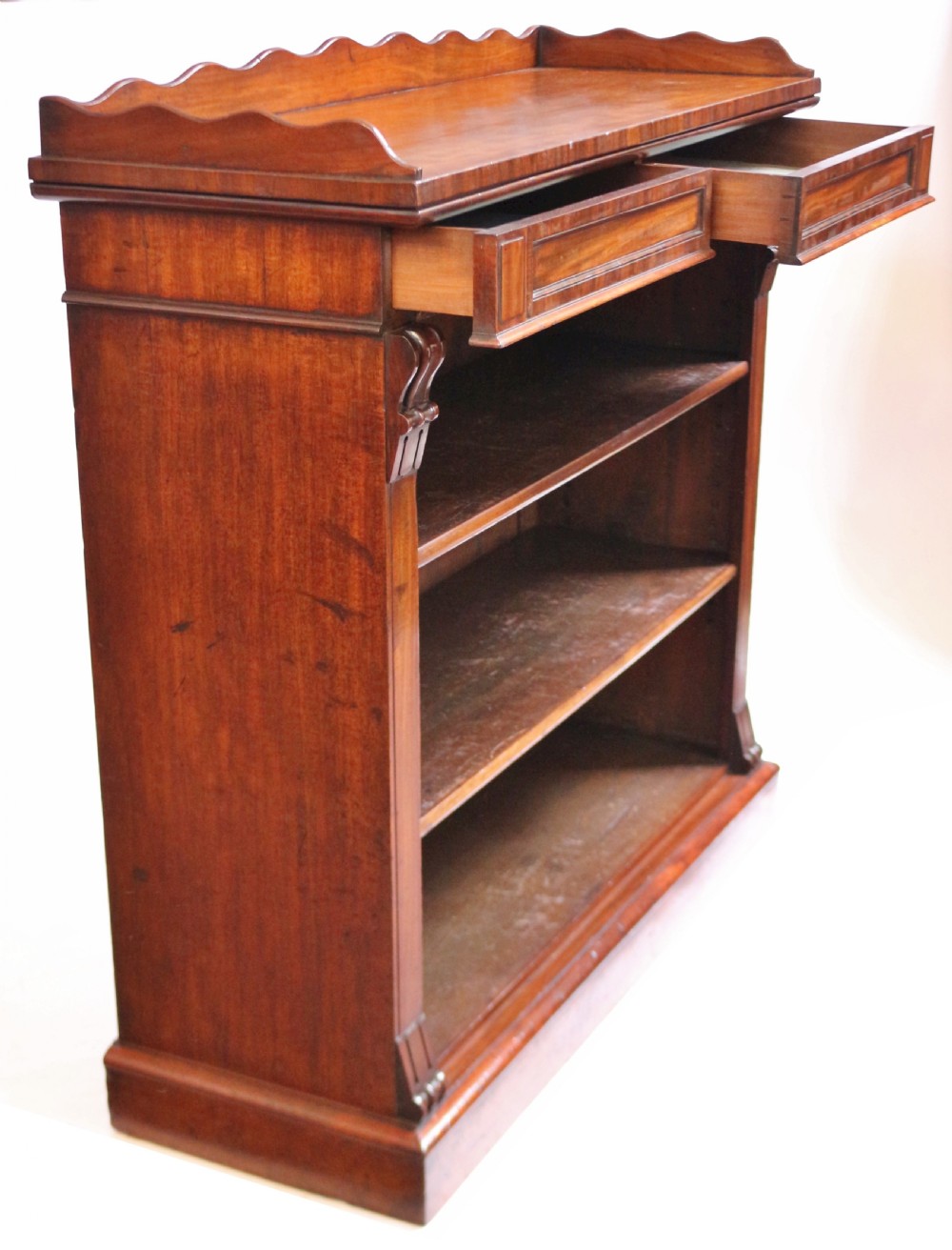 William 1V Mahogany Open Dwarf Bookcase View III