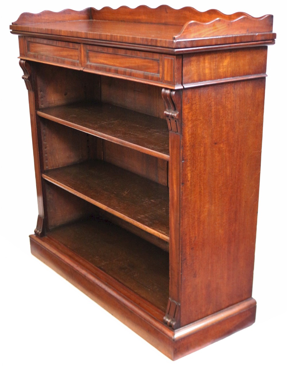 William 1V Mahogany Open Dwarf Bookcase View IV