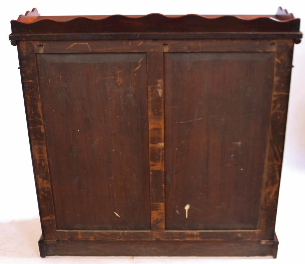 William 1V Mahogany Open Dwarf Bookcase View X
