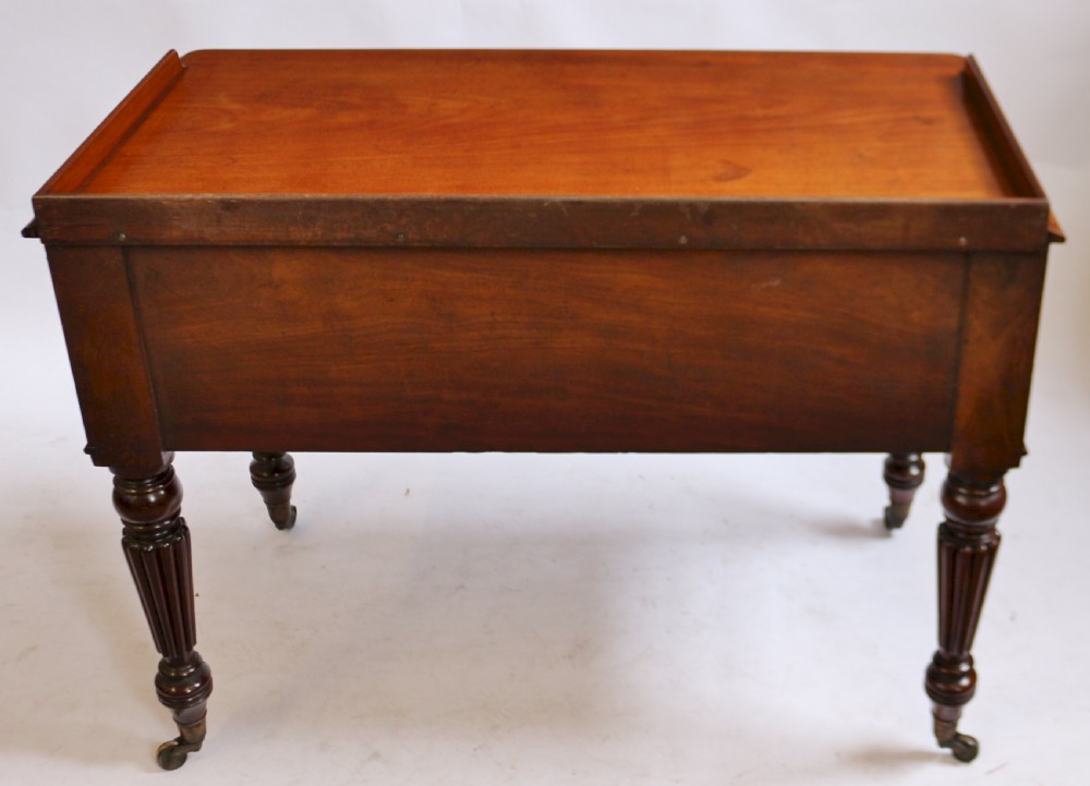 William1V Mahogany 5 Drawer Kneehole Table by T. Willson View V