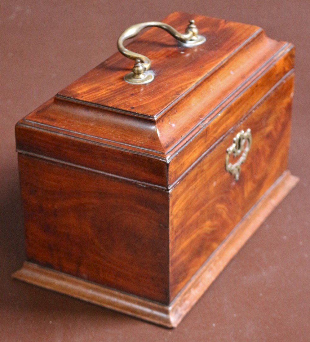 George 111 Mahogany Tea Caddy View II