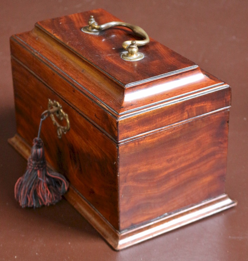George 111 Mahogany Tea Caddy View III