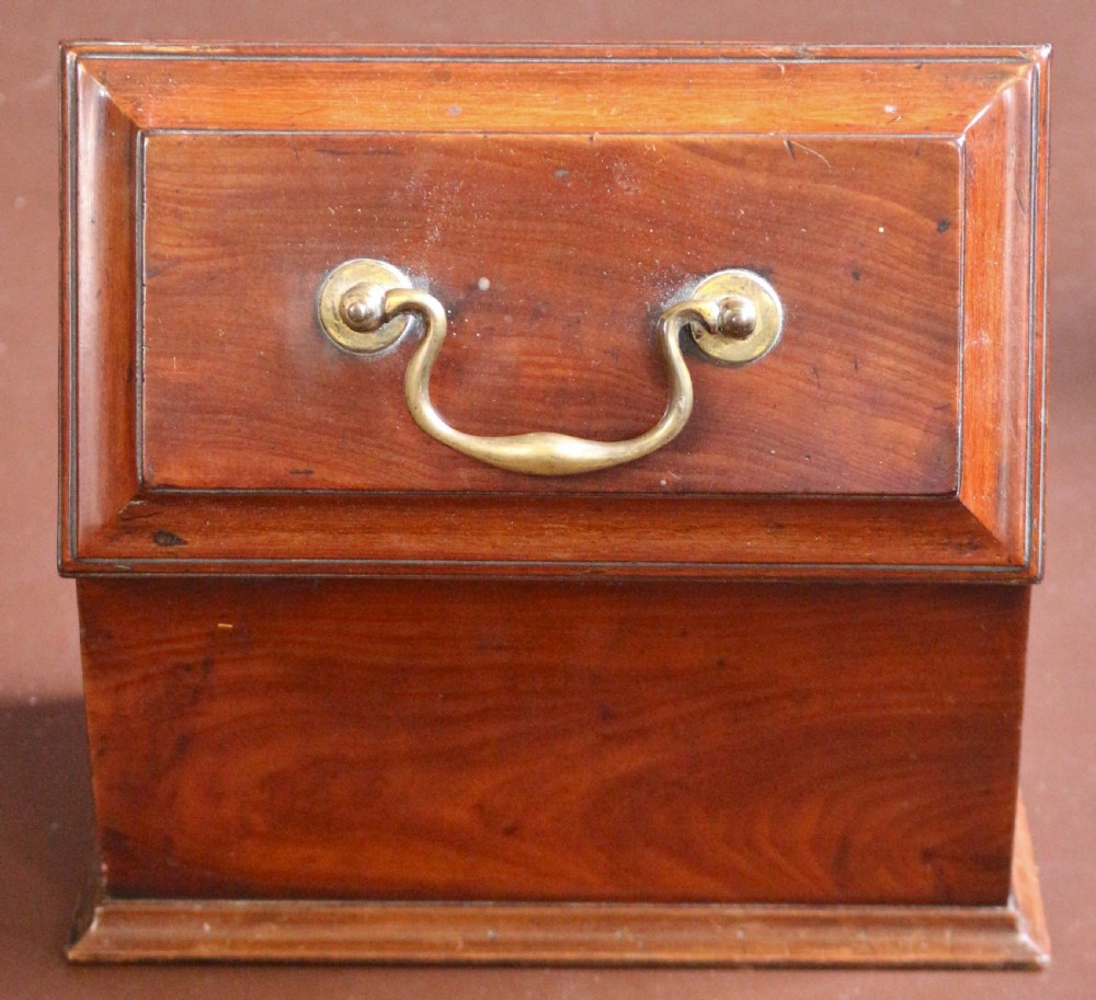 George 111 Mahogany Tea Caddy View VI