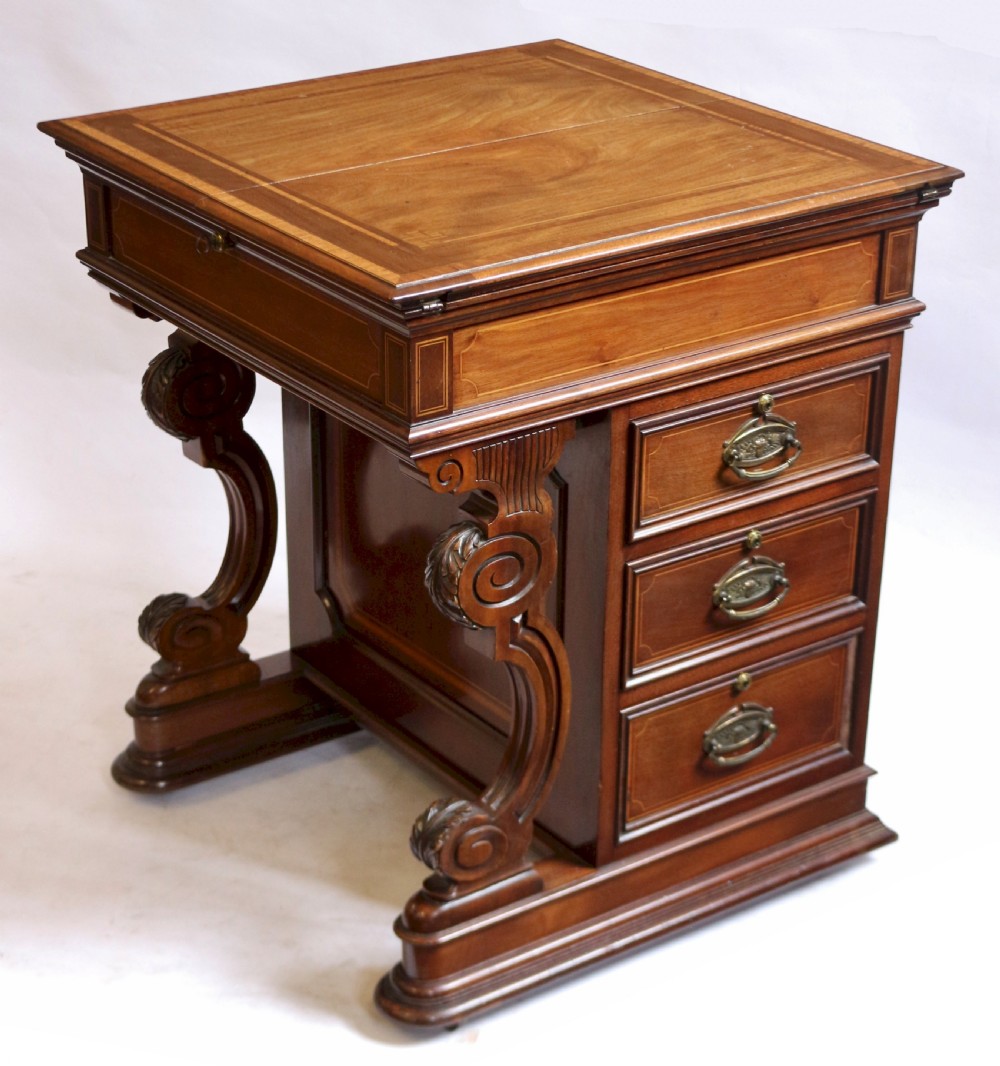 Late Victorian 'Pop Up' Writing Desk View IX