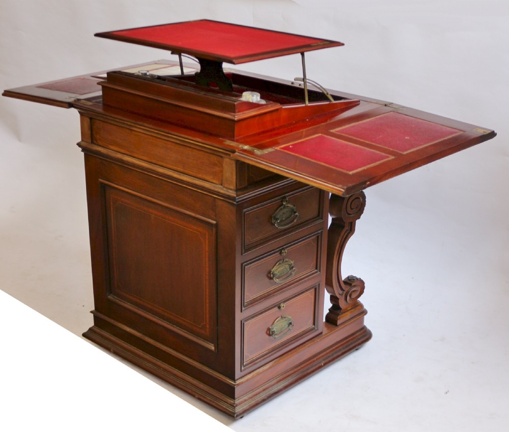 Late Victorian 'Pop Up' Writing Desk View XII
