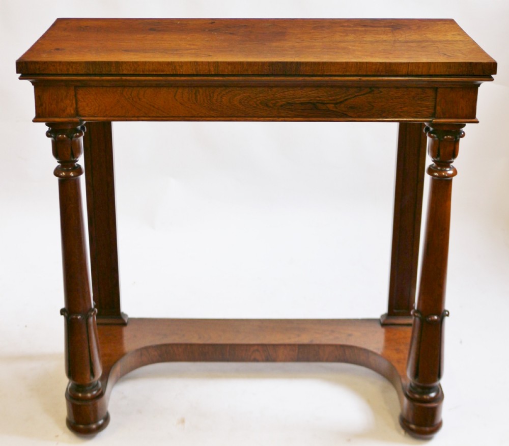 William 1V Rosewood Console Side Table