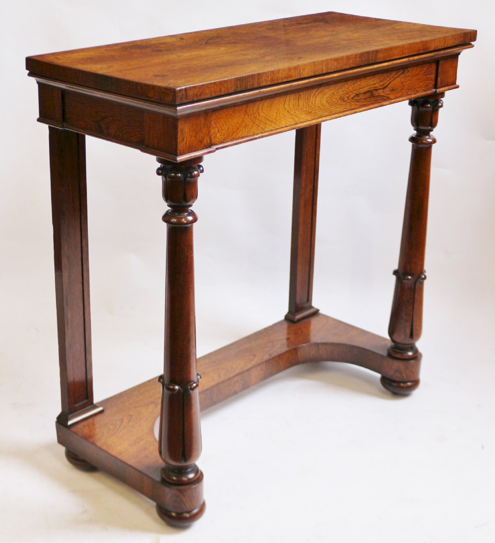 William 1V Rosewood Console Side Table View III