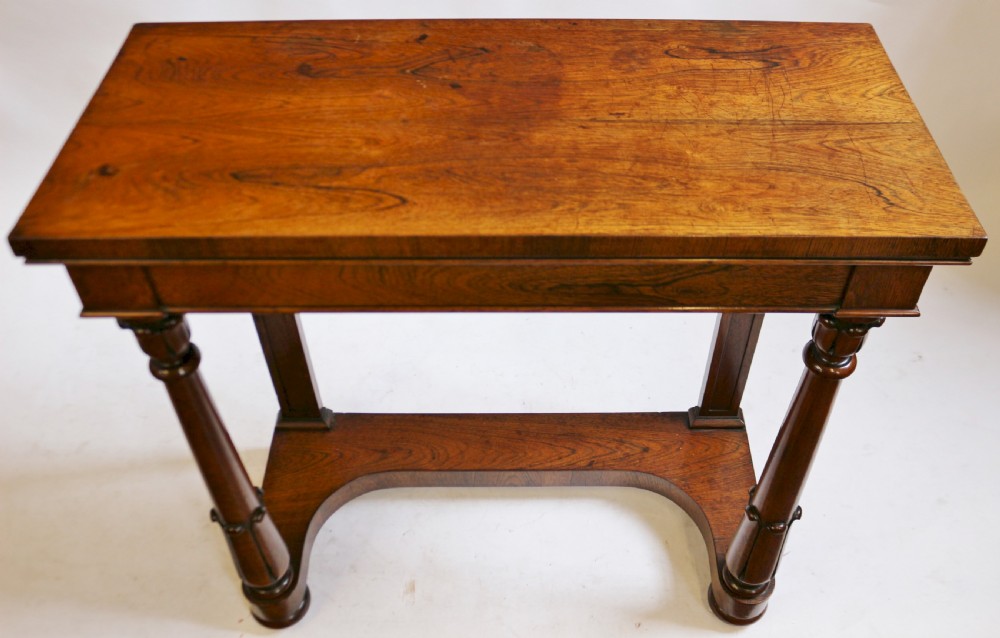 William 1V Rosewood Console Side Table View IV