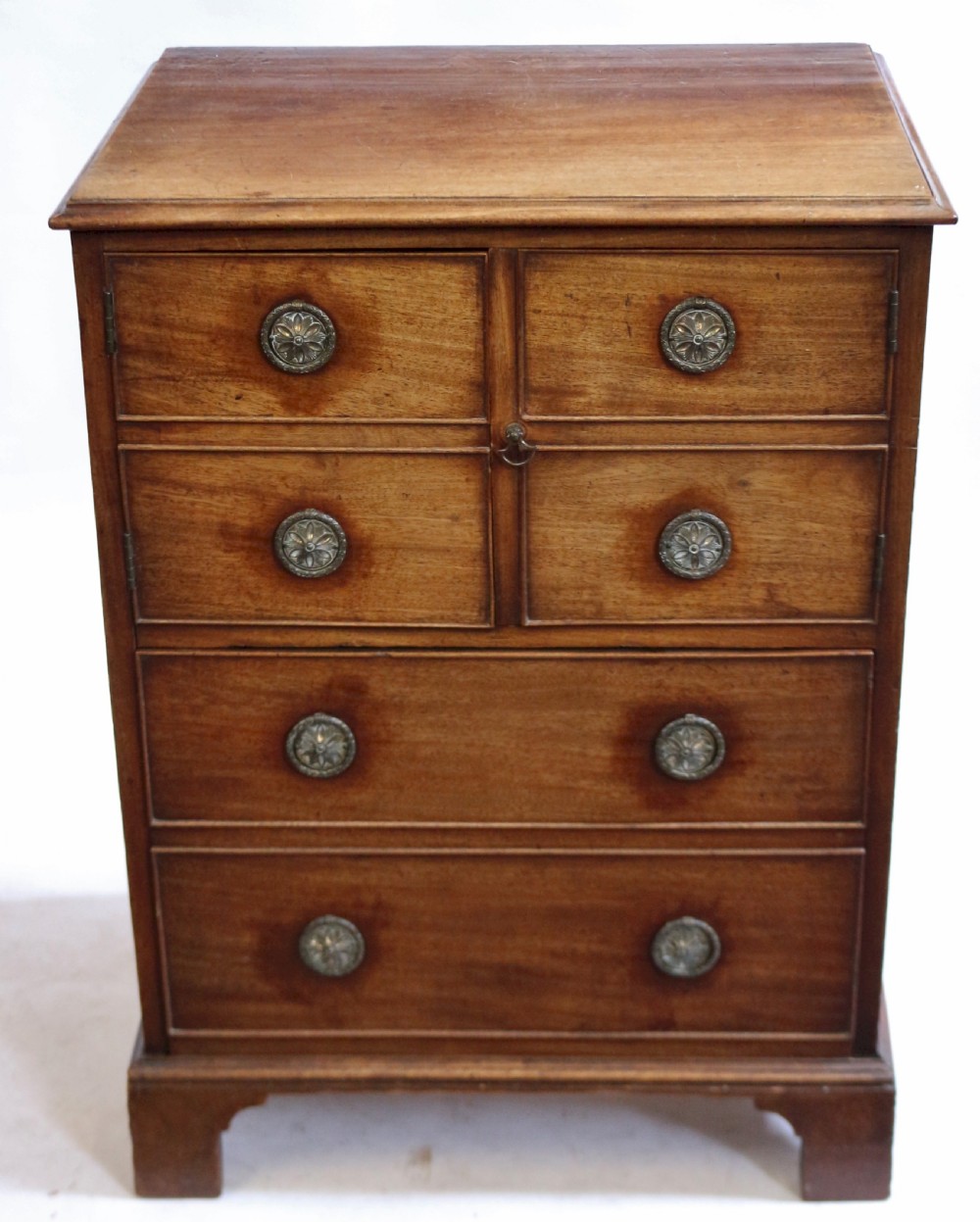 George 111 Mahogany Converted Bedside Chest Commode