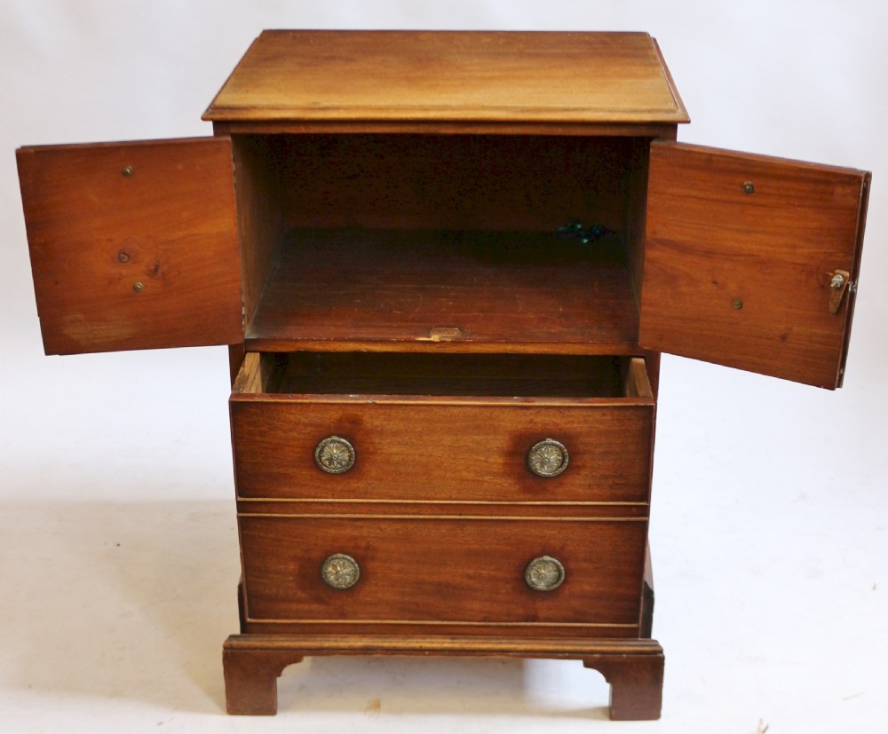 George 111 Mahogany Converted Bedside Chest Commode View II