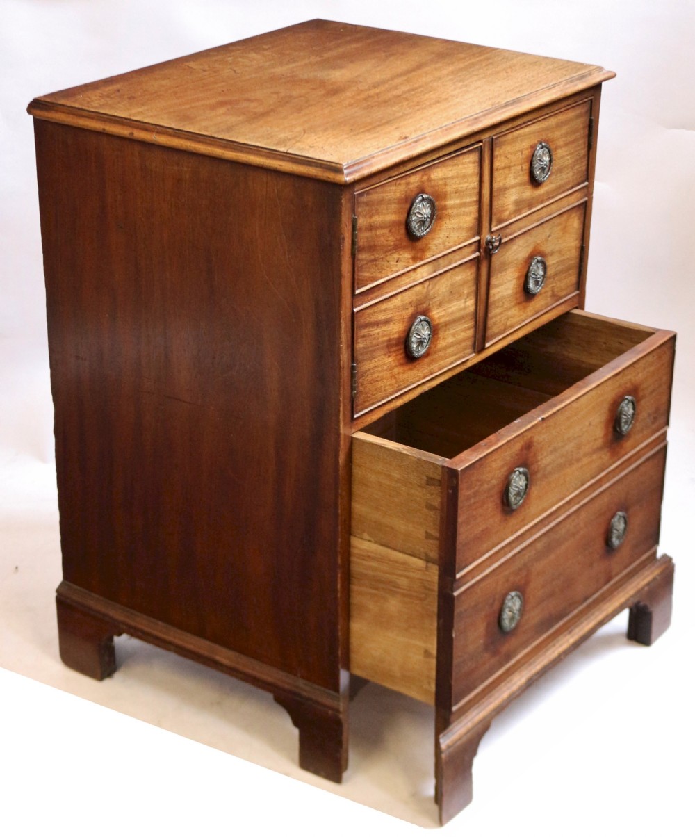 George 111 Mahogany Converted Bedside Chest Commode View IV