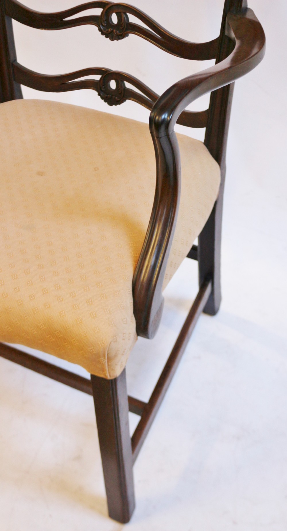 George 111 Mahogany Ladderback Armchair View VIII