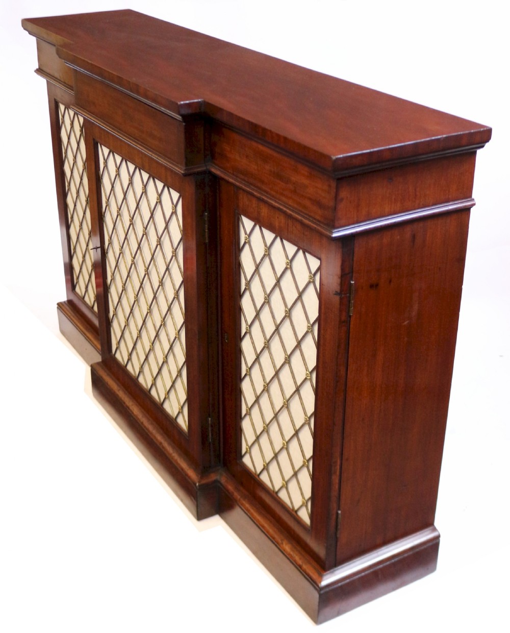 William 1V Mahogany 3 Door Breakfront Side Cabinet View V