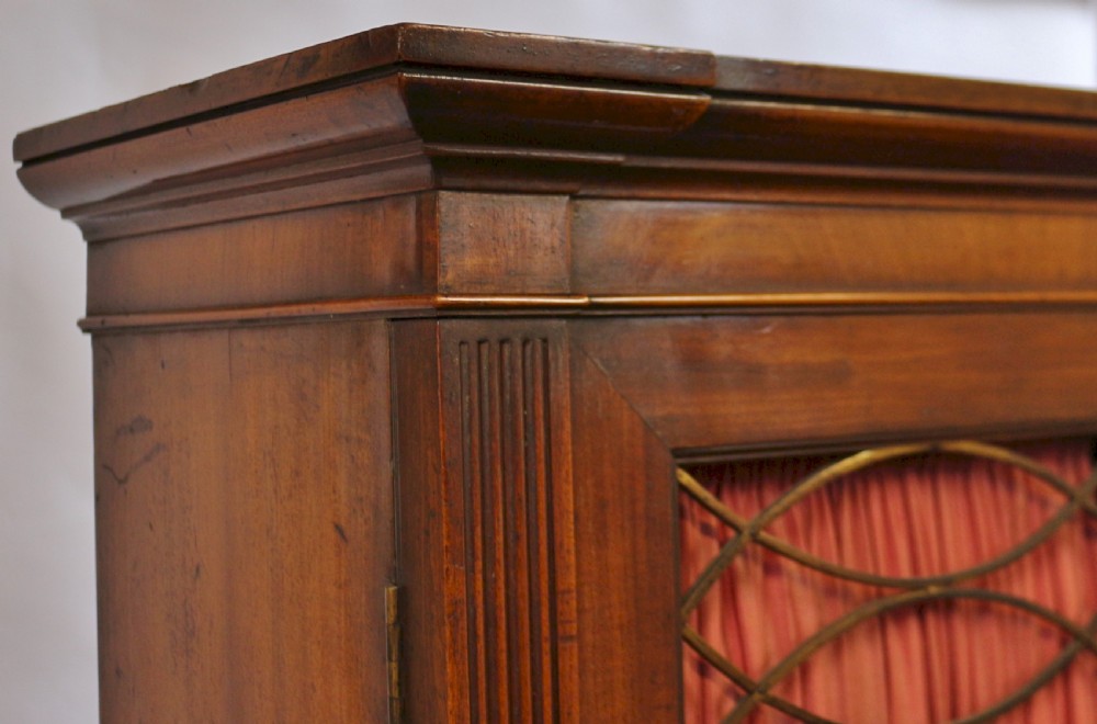 George 1V Mahogany Cupboard Base 2 Door Bookcase View VII