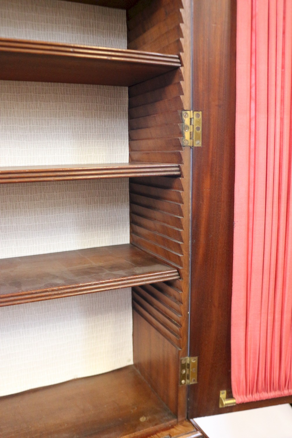 George 1V Mahogany Cupboard Base 2 Door Bookcase View VIII