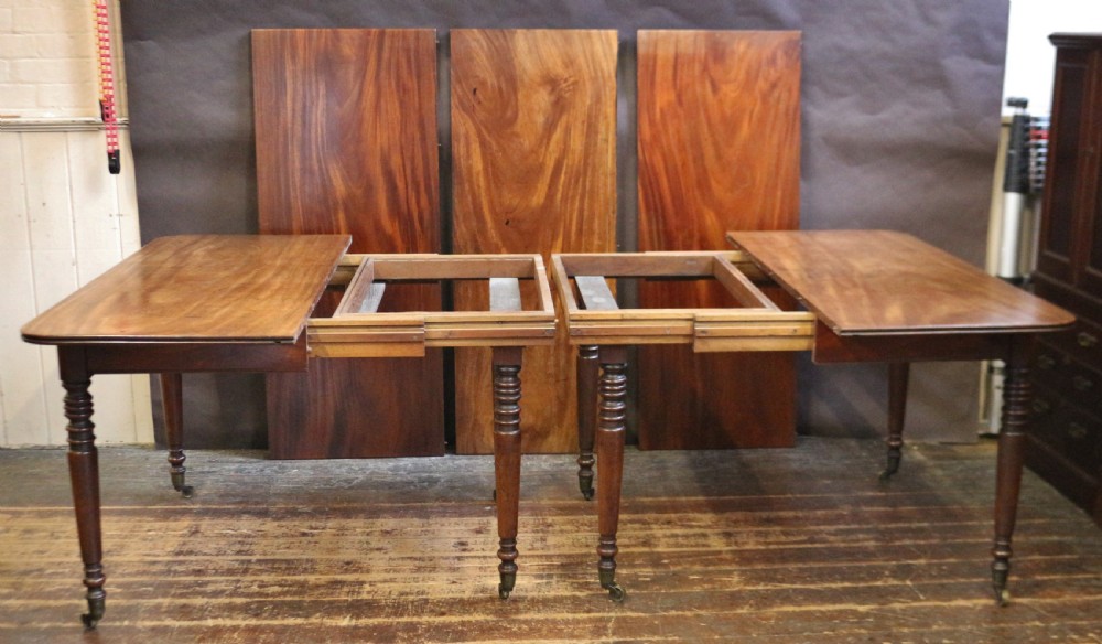 Regency Mahogany Extending Dining with 3 Extra Leaves View V