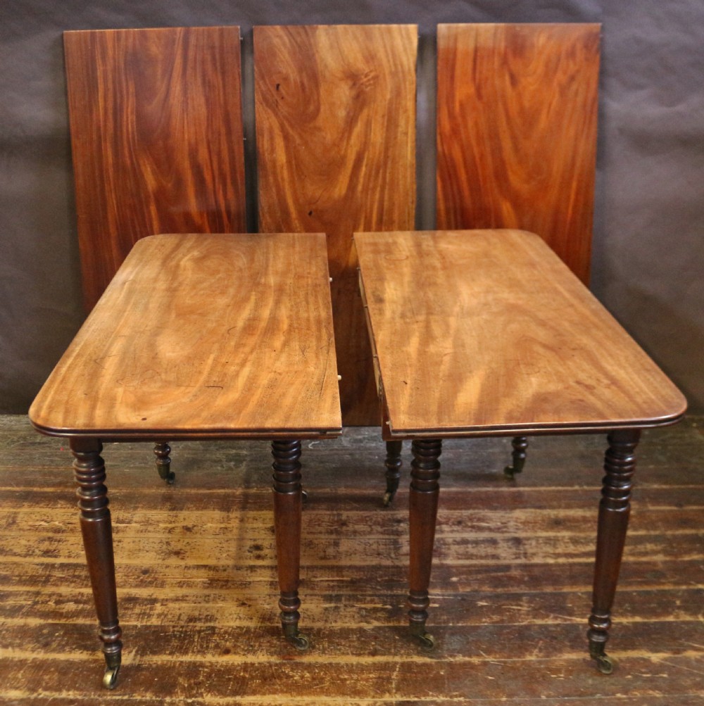 Regency Mahogany Extending Dining with 3 Extra Leaves View IX