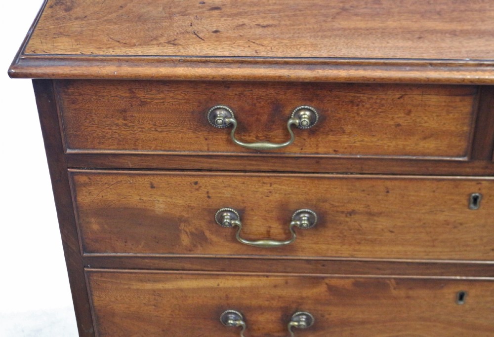 George 111 Mahogany Chest of 2 Short and Three Long Drawers View VI