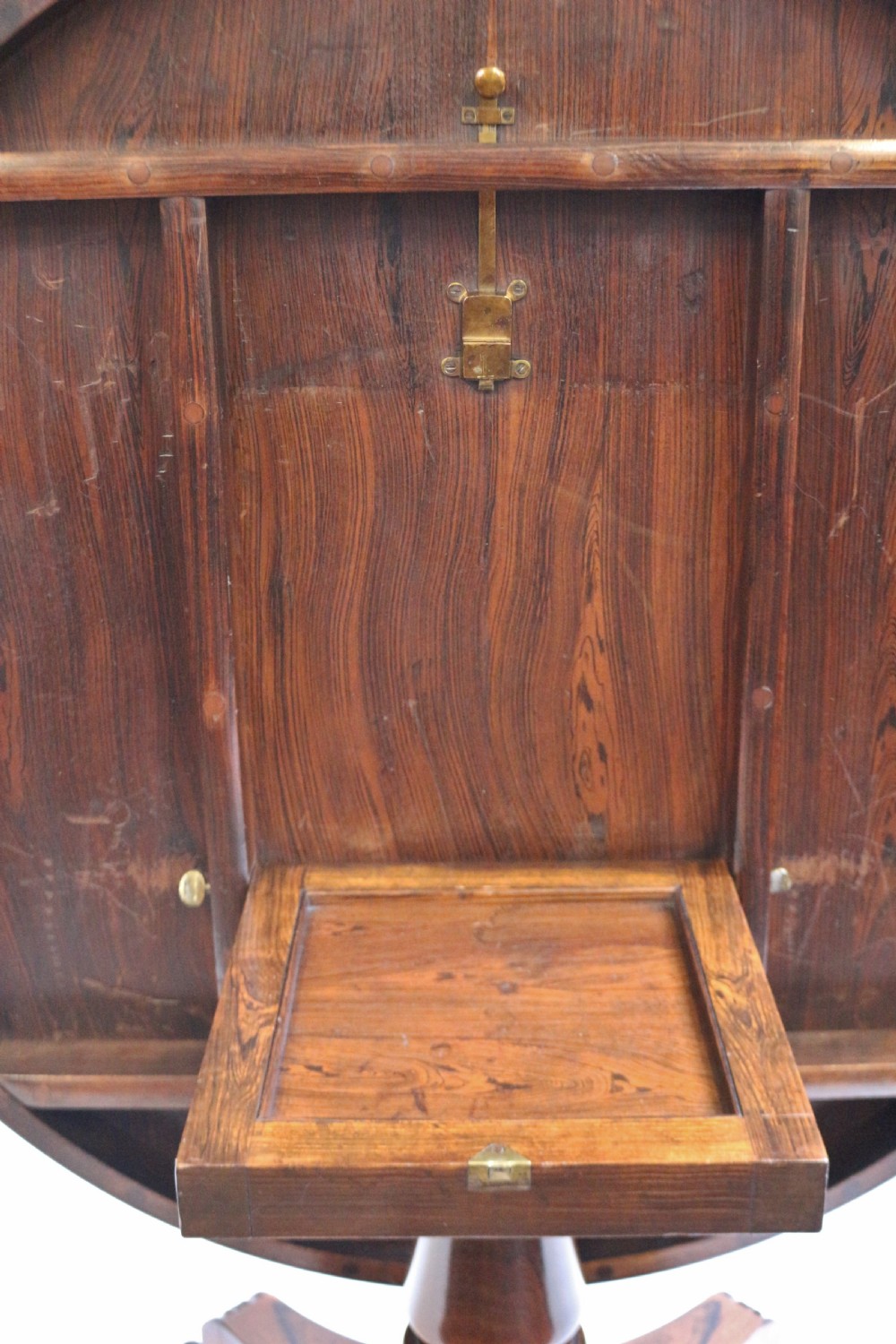 Regency Rosewood Circular Pedestal Centre Table View V