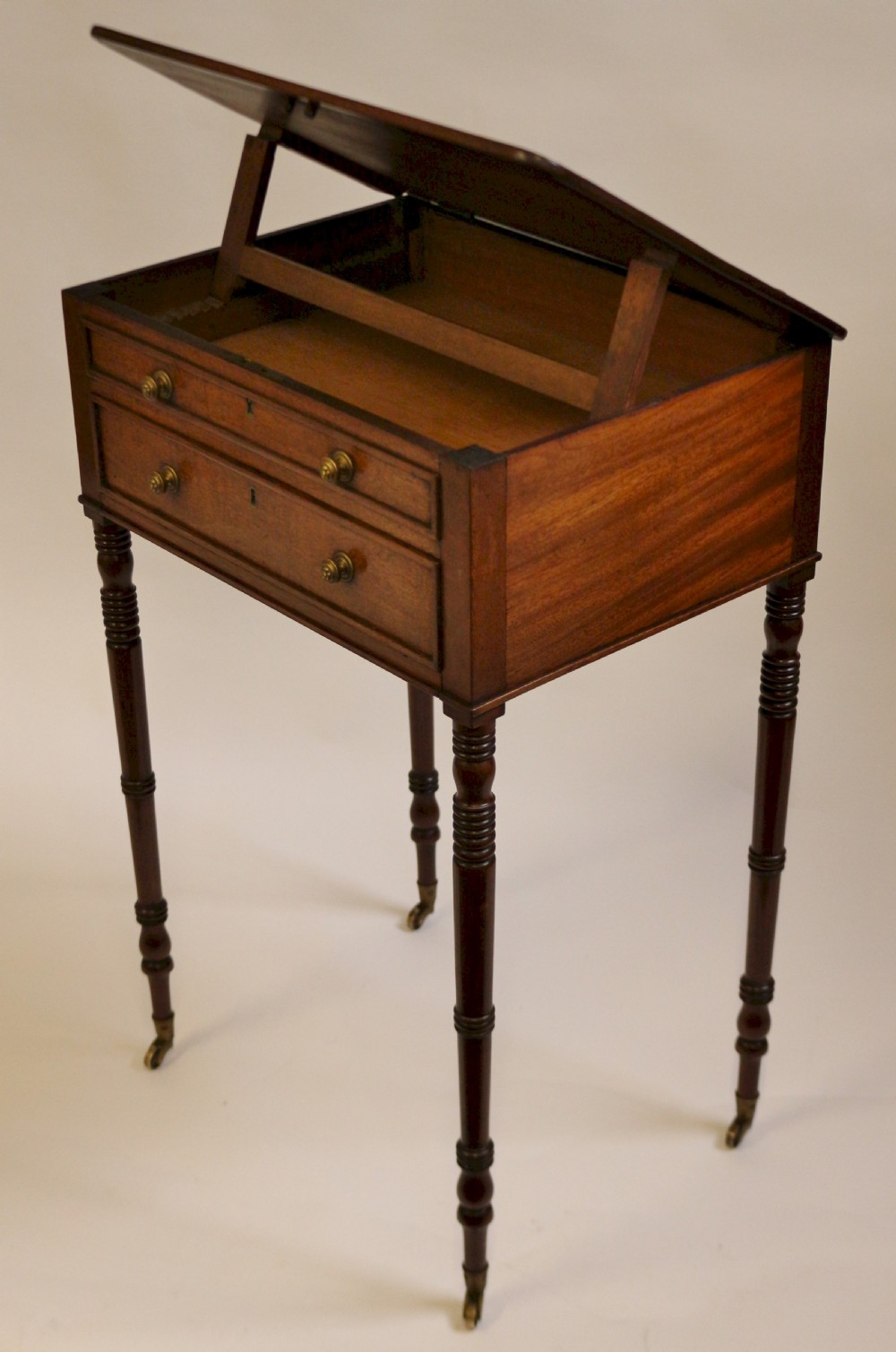 Regency Mahogany Reading Work Table. View IV