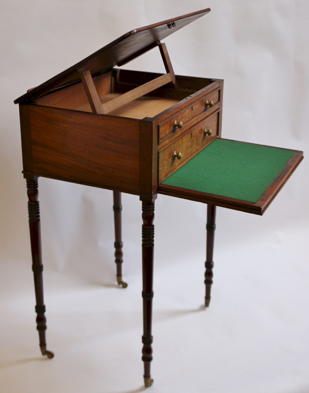 Regency Mahogany Reading Work Table. View V