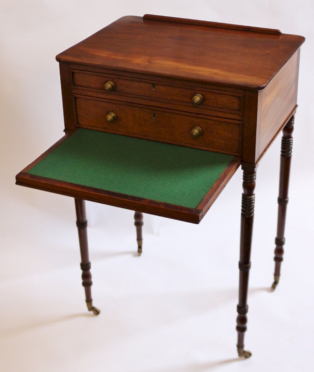 Regency Mahogany Reading Work Table. View VI
