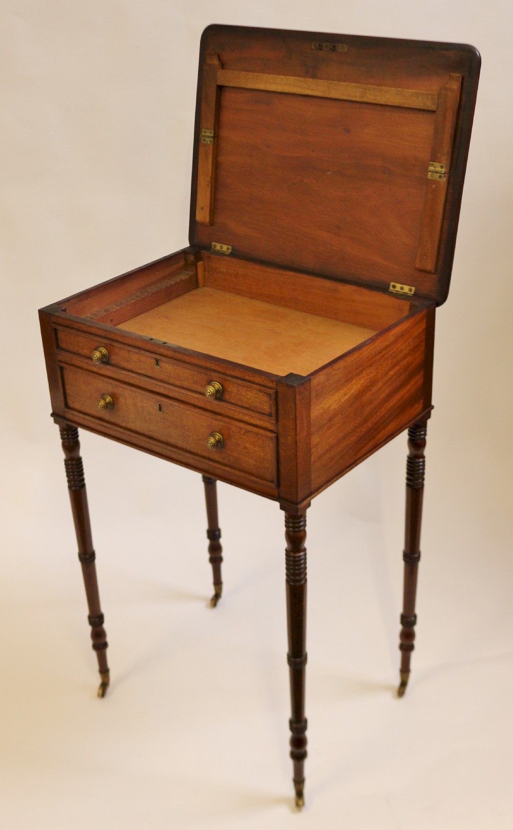 Regency Mahogany Reading Work Table. View VIII