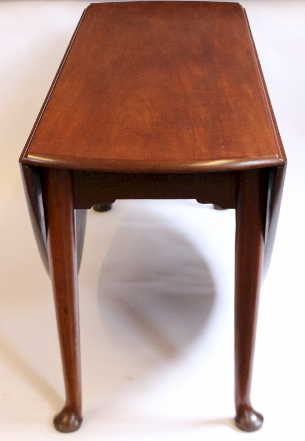 George111 Large Mahogany Dropleaf Clubfoot Table View III