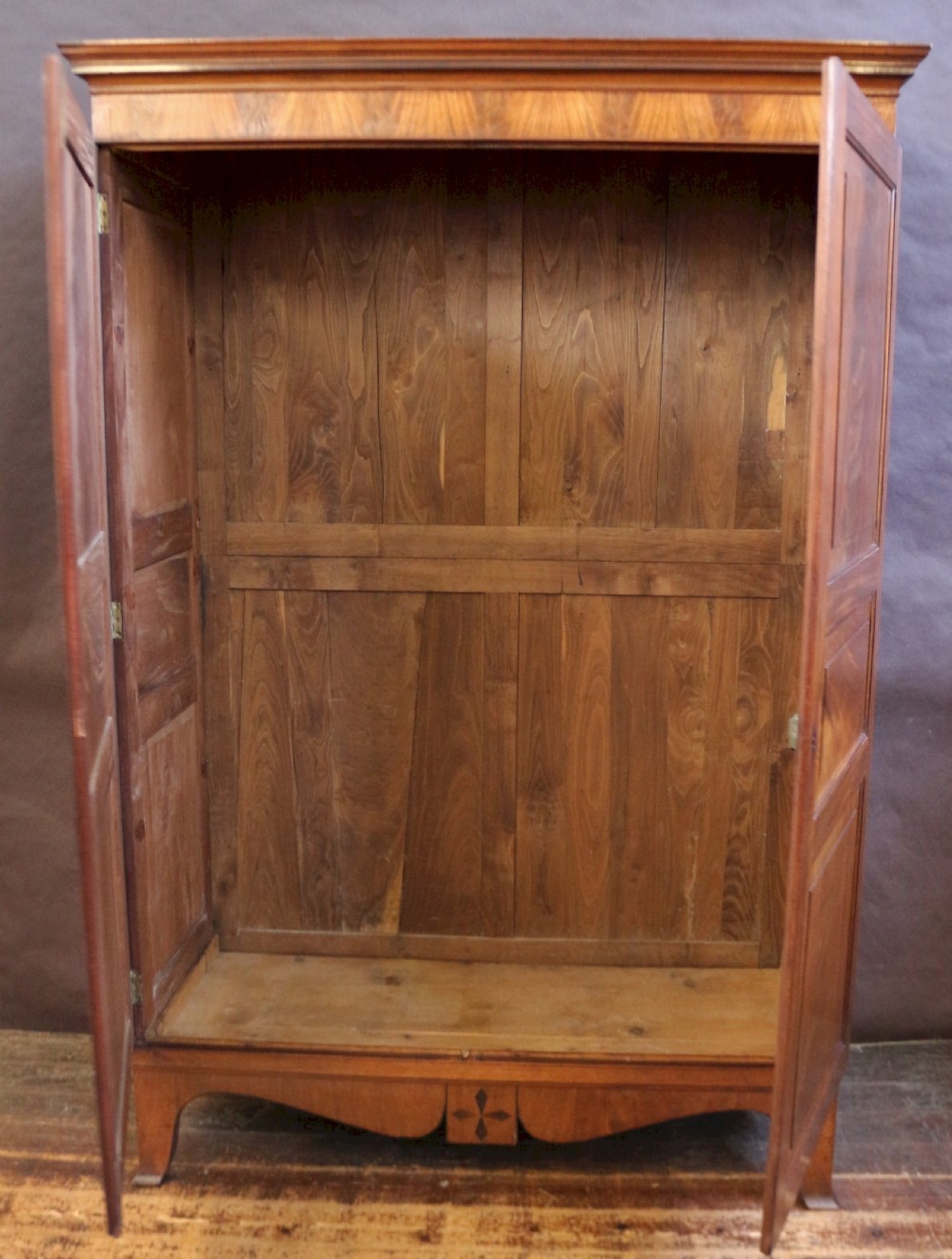 George 111 Mahogany 'Channel Is.' 2 Door Wardrobe View IV