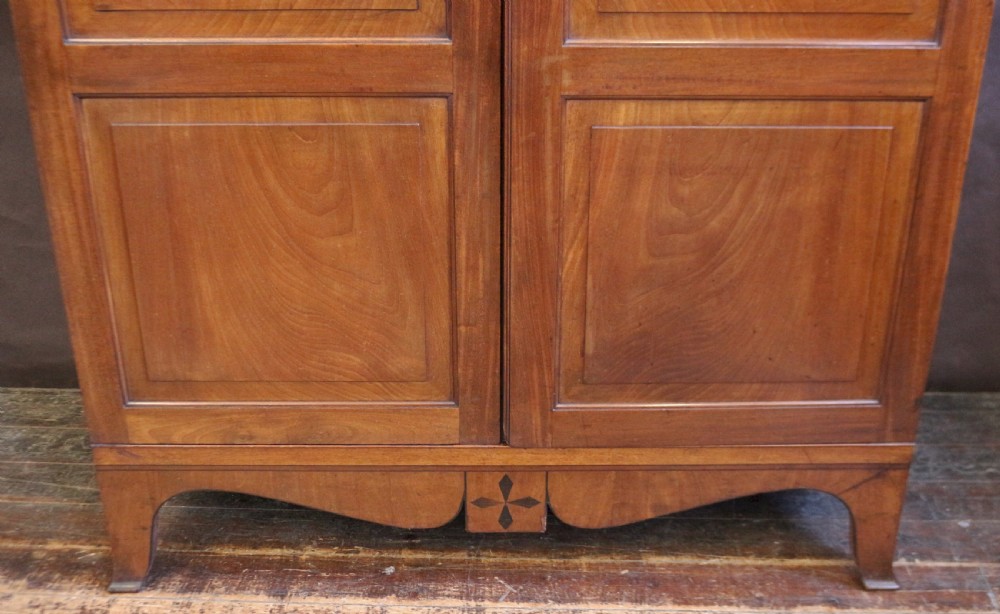 George 111 Mahogany 'Channel Is.' 2 Door Wardrobe View VI