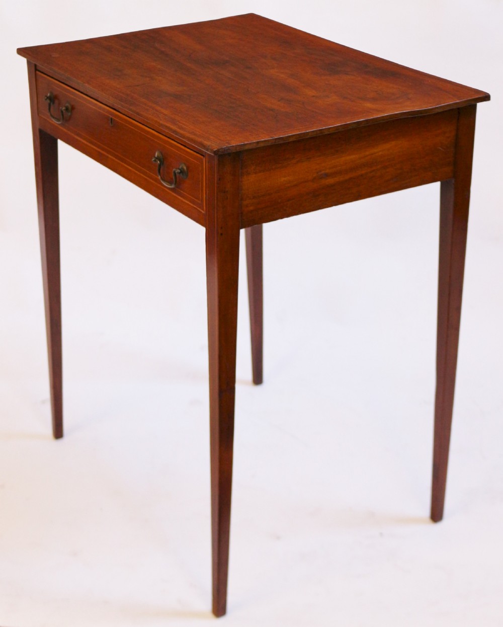 George 111 Mahogany Line Inlaid 1 Drawer Side Table View III