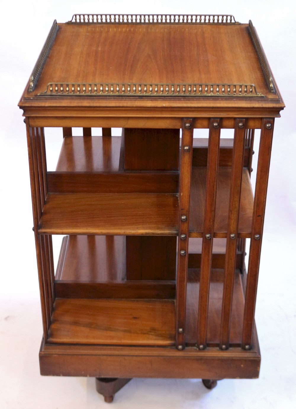 Edwardian Mahogany Revolving Bookcase by Maple & Co.
