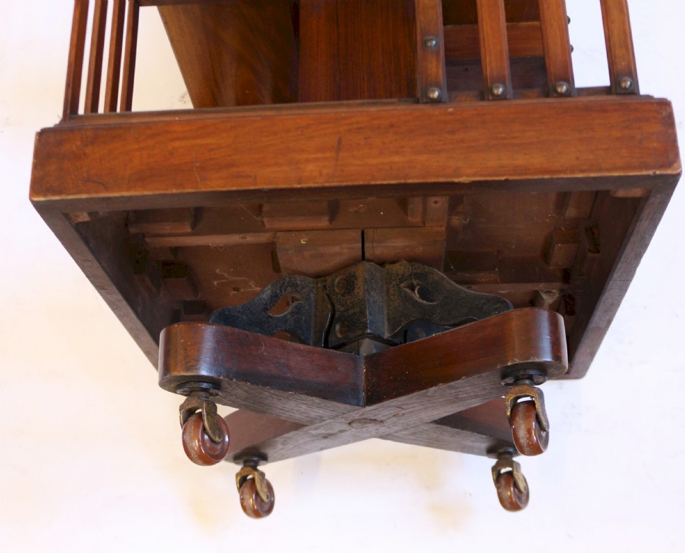 Edwardian Mahogany Revolving Bookcase by Maple & Co. View VII