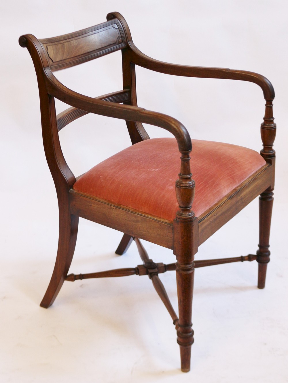 Regency Mahogany Armchair View III