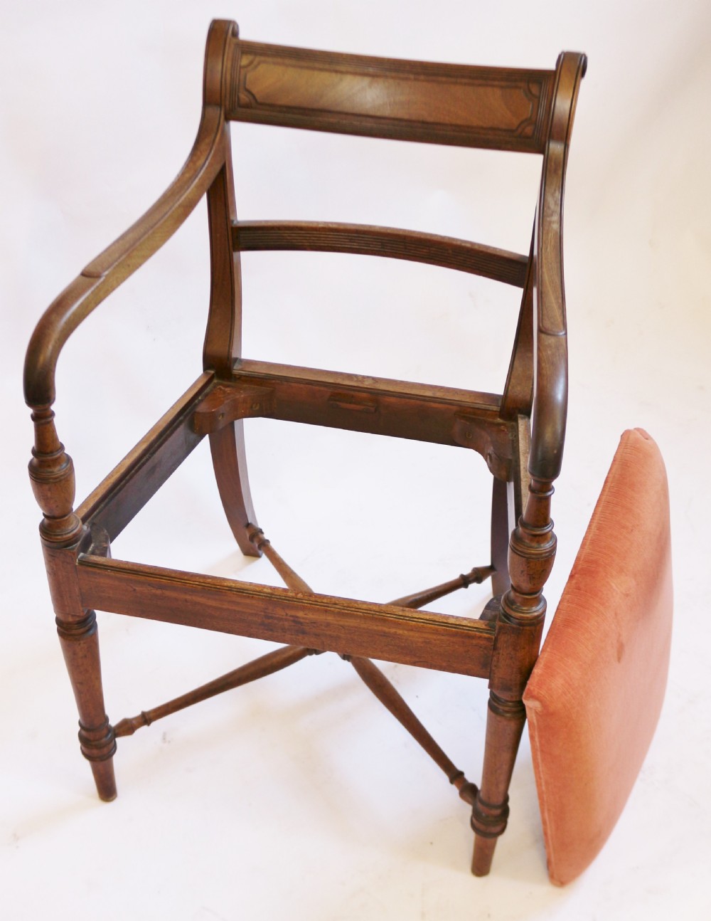 Regency Mahogany Armchair View V
