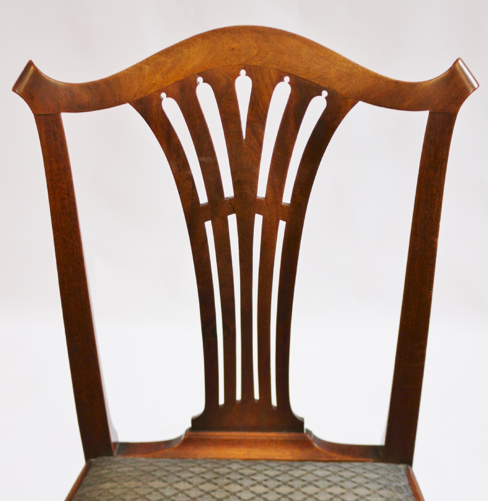 George111 Mahogany Set of 6 Dining Chairs View V