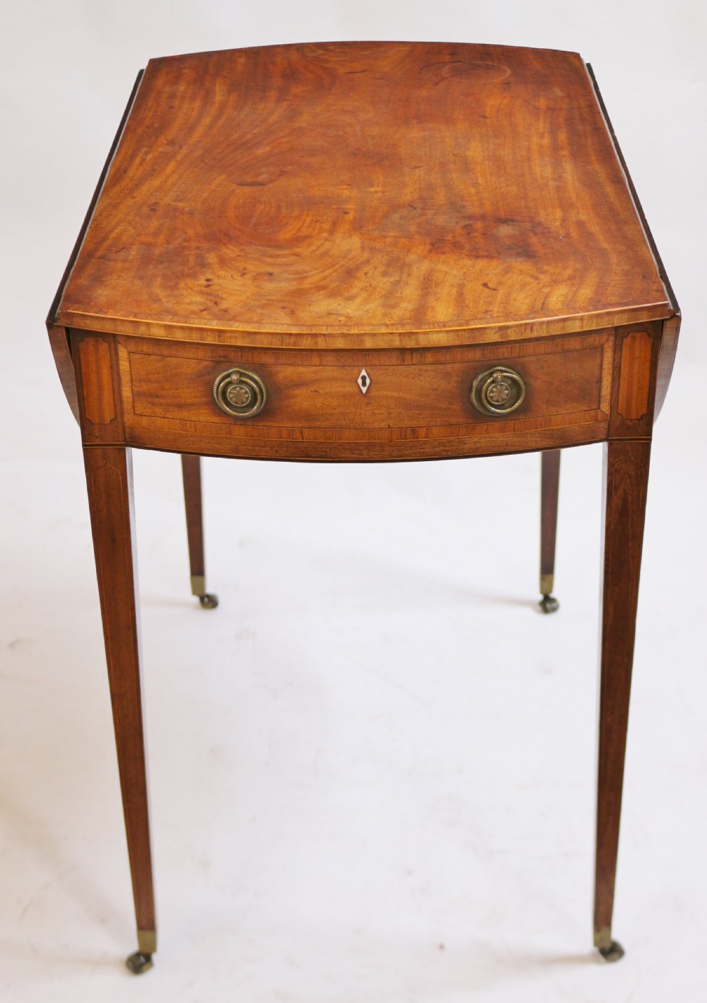 George 111 Mahogany Sheraton Oval Pembroke Table View V