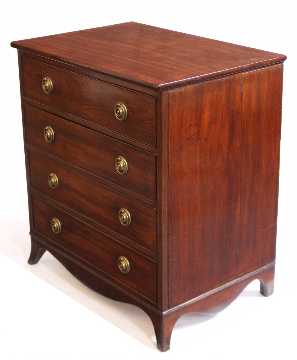 George 111 Mahogany Converted 4 Drawer Chest Commode View II