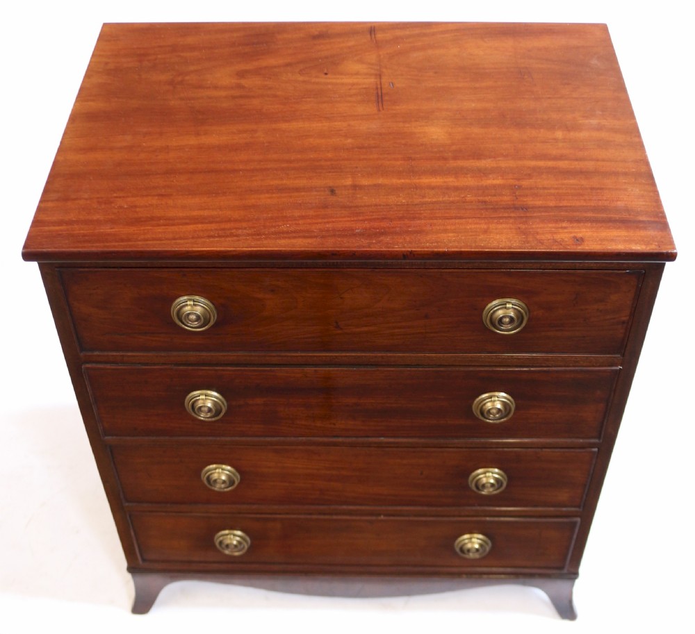 George 111 Mahogany Converted 4 Drawer Chest Commode View IV